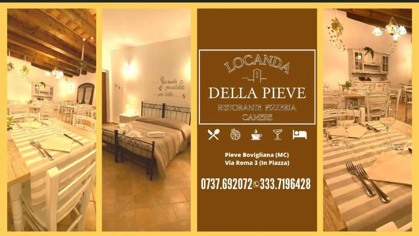 Locanda Della Pieve Pievebovigliana Екстериор снимка